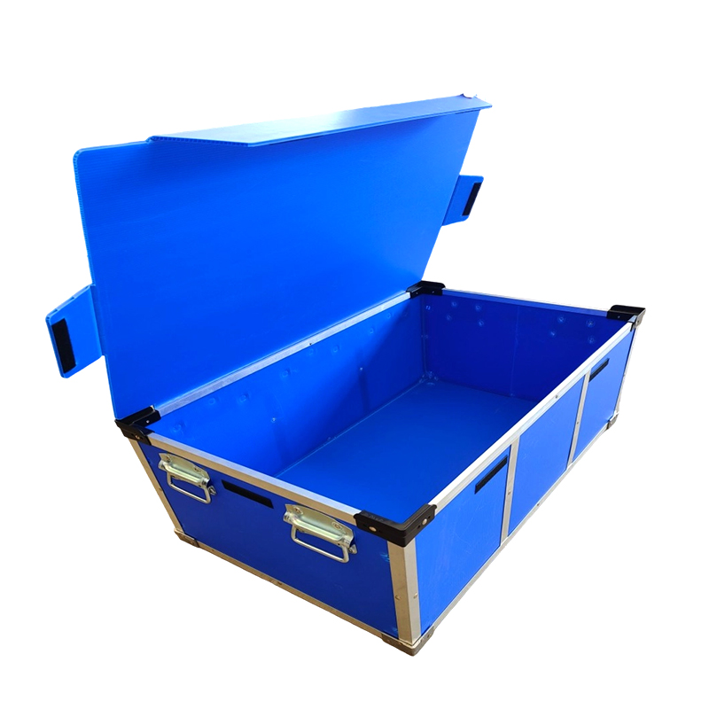 Aluminijska kutija od PP valovite plastike s preklopnim poklopcem