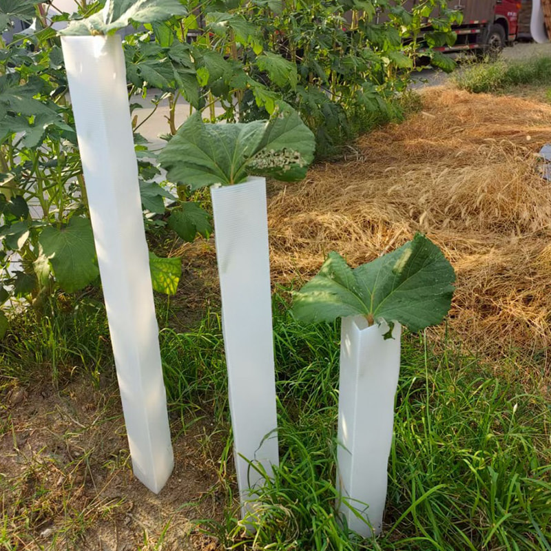 Valovita plastična zaštitna cijev za sadnice protiv ugriza