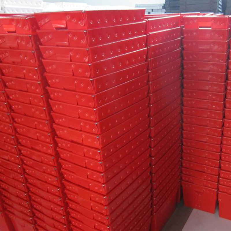 Valoviti plastični poštanski spremnik koji se može reciklirati