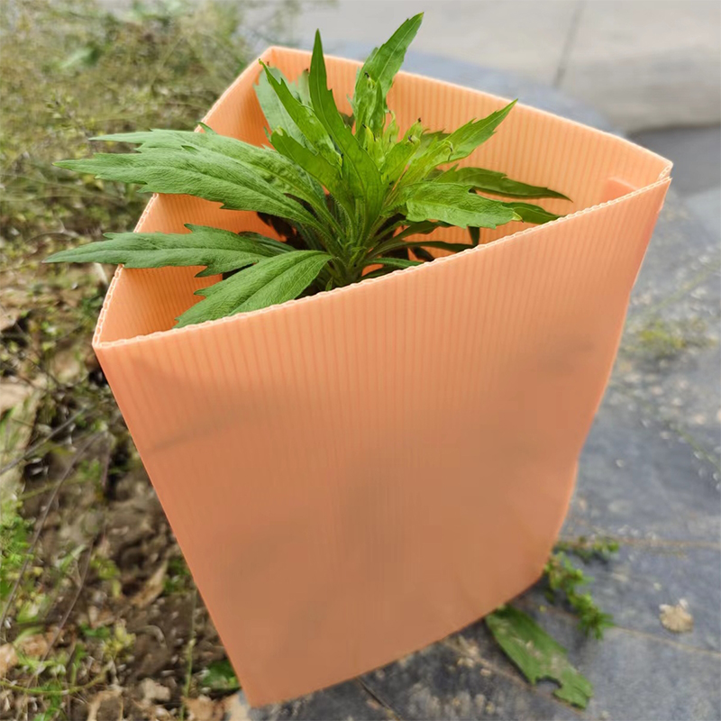 UV stabilizirani valoviti plastični štitnici za drveće